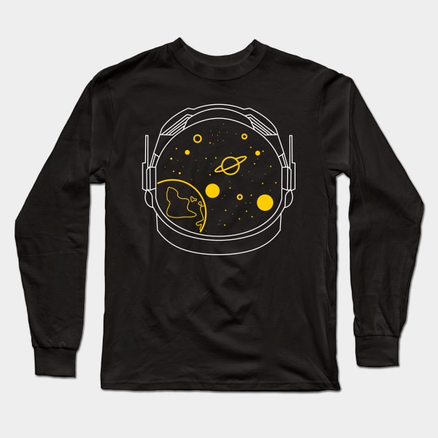 in space Long Sleeve T-Shirt by Luckyart11